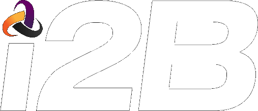 i2B Logo - Black background